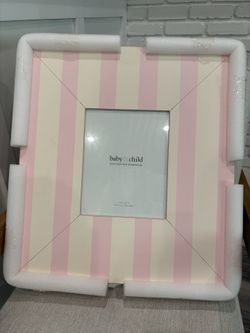 Restoration Hardware Striped Distressed Frame