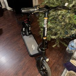 electric scooters with seat and basket