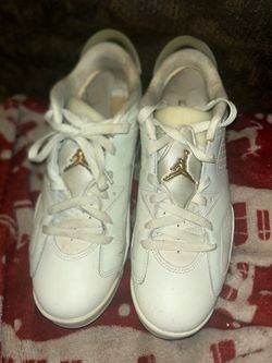 Air Jordan 6 Retro Low White Gold Sneakers