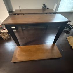 Black Cherry Wood Kitchen table (BOB FURNITURE)