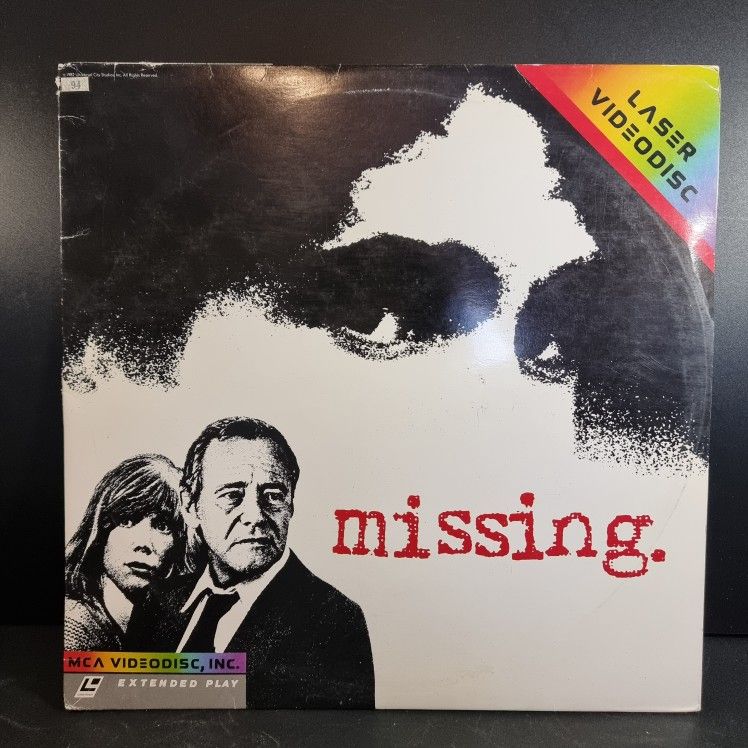 Jack Lemmon Missing Original Laserdisc