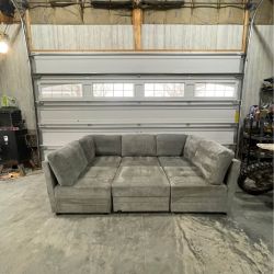 Modular Sectional Couch with Ottoman (DELIVERY AVAILABLE)