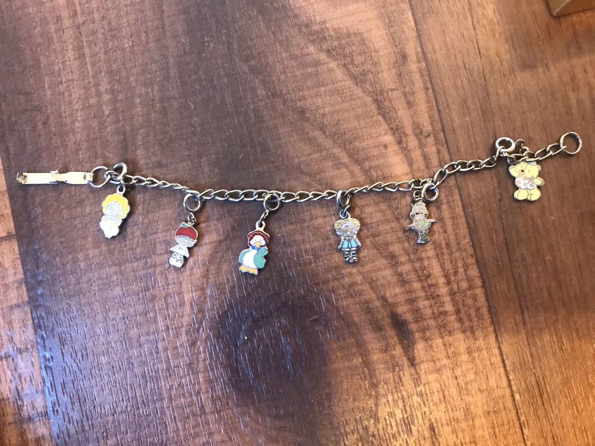 Vintage 1980’s Strawberry Shortcake charm bracelet