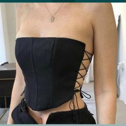Black Corset Top (New)