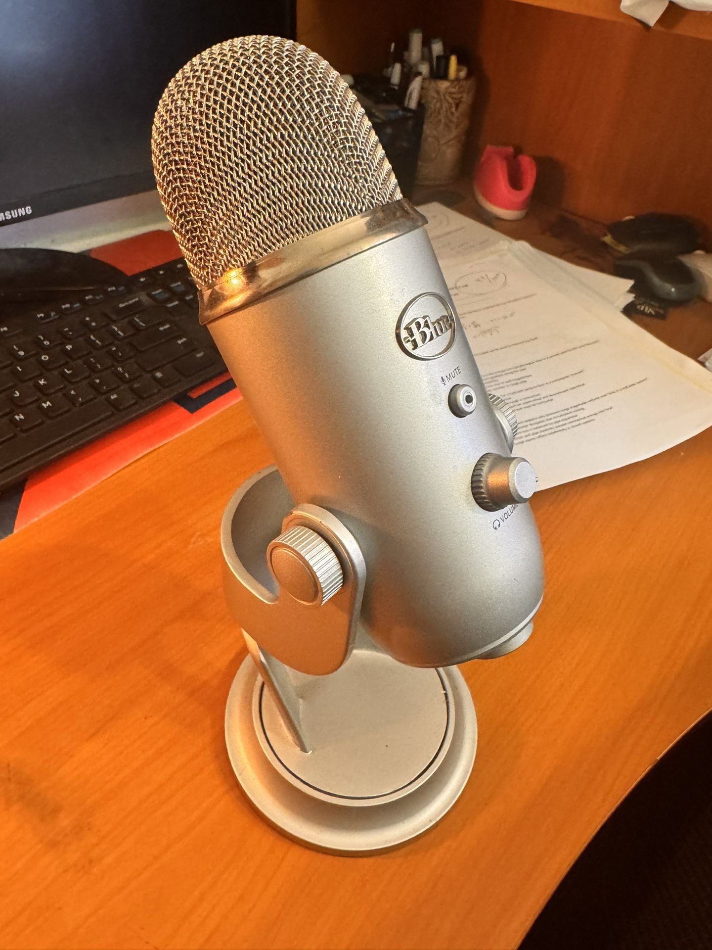 Blue Yeti USB Microphone – Silver