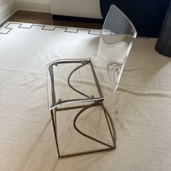 3 Modern Acrylic Barstools