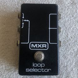 Vintage MXR Loop Selector M-144 SRV Switcher Original 1980s Effects Loop Guitar Pedal