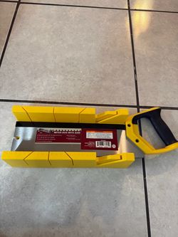 Miter Box with saw