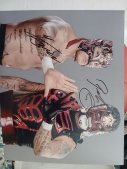 Lucha Brothers Signed Lucha Libre Wrestlers 8x10 Photo
