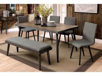 Vilhelm Gray Rectangular Dining Table