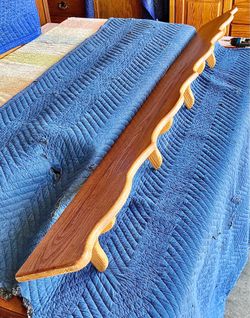 Solid Oak Wall Hanging Shelf