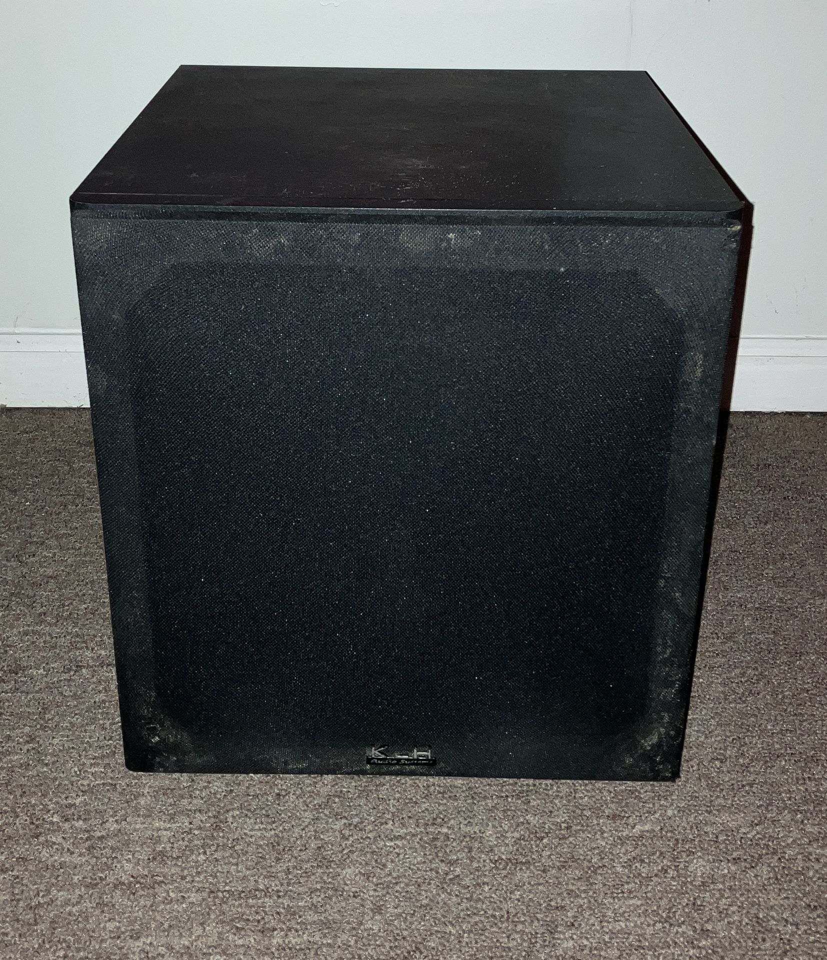 KLH Audio Systems GFX550L 125 Watt Amplified SUBWOOFER 8" Black