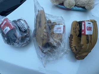 Tee Ball and Baseball Gloves