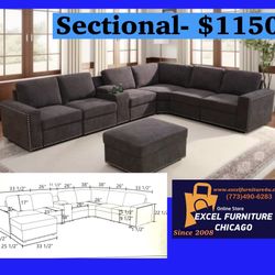 FREE DELIVERY🍀Brand New Sectional Sofa Couch 