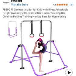 Gymnastics Bar With Rings