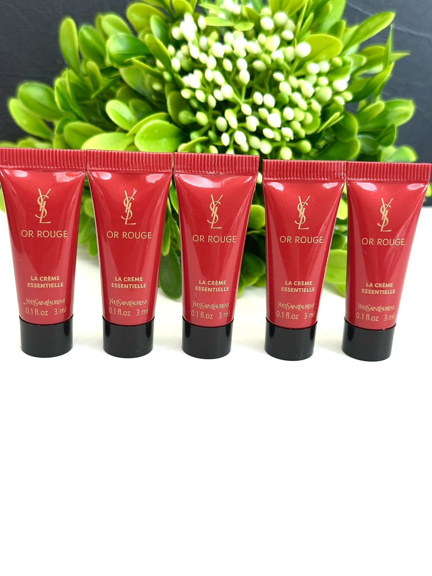 YSL OR ROUGE Crème Essentielle Anti Aging Face Cream Mini 3ml each (Value $132)
