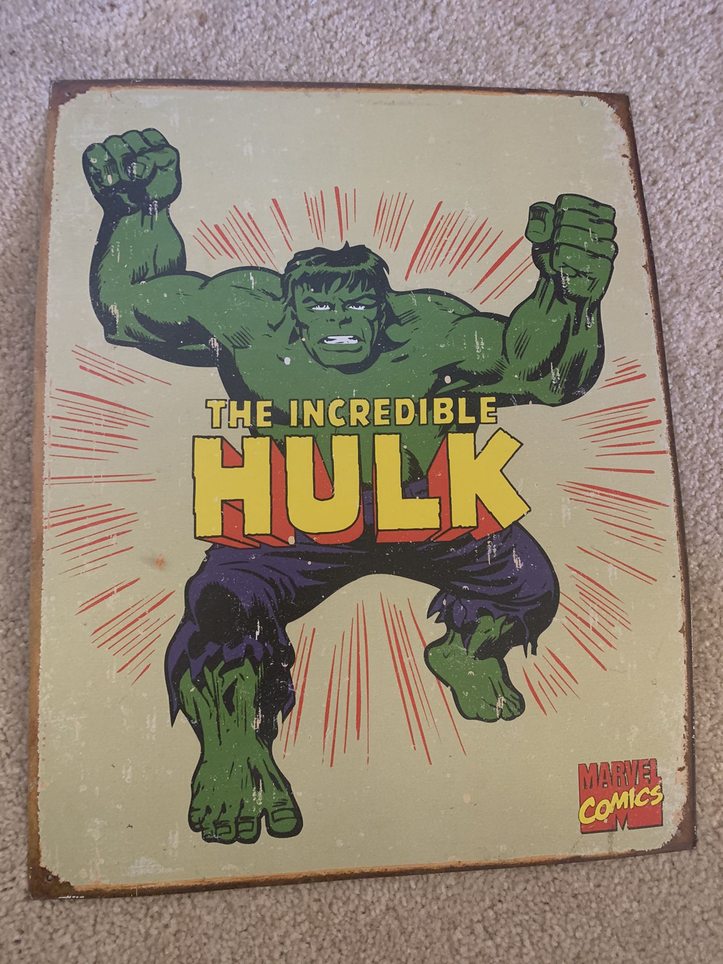 Aluminum Hulk Sign