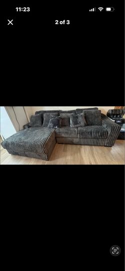 Extra Large Grey Lounge Sofa