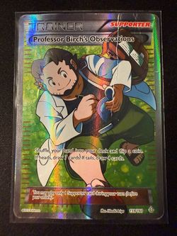 Professor Birch's Observations (159 Full Art) - XY - Primal Clash