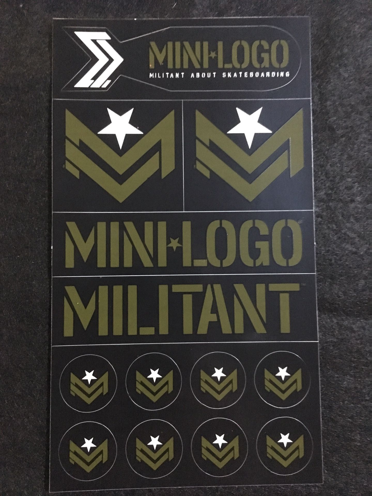Large “Mini-Logo” Skate Sticker Sheet