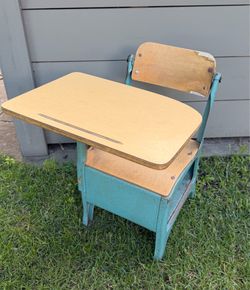 Child size school desk or plant stand
