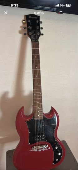 Maestro SG-Style Electric Guitar Red