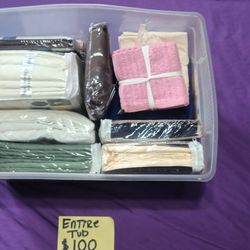 Assortment Bed Sheets Sets/Washcloth Sets