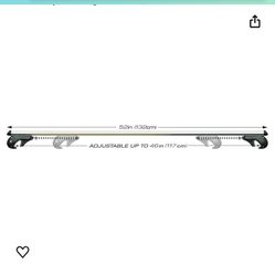 Rooftop Aluminum Crossbars For A Vehicle  