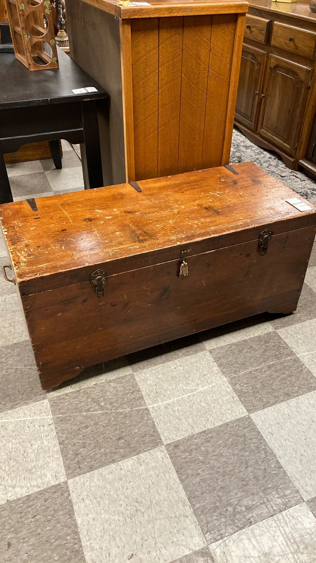 Brown Vintage Trunk