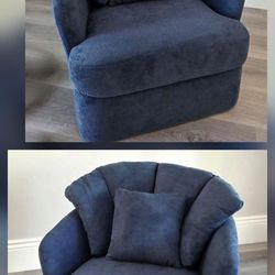 Two New Swivel Barrel Chairs