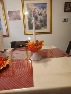 Fall Decoration With Candle 