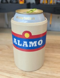 King Of The Hill Alamo Beer Koozie