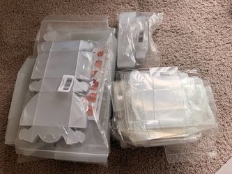 Lot of Clear boxes