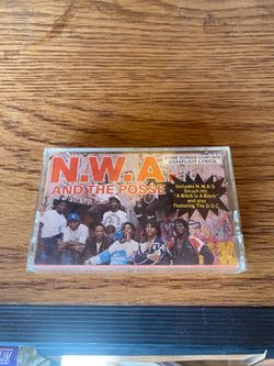 NWA and The Posse Original 1988 Cassette Tape Ruthless Records Dr. Dre Ice Cube