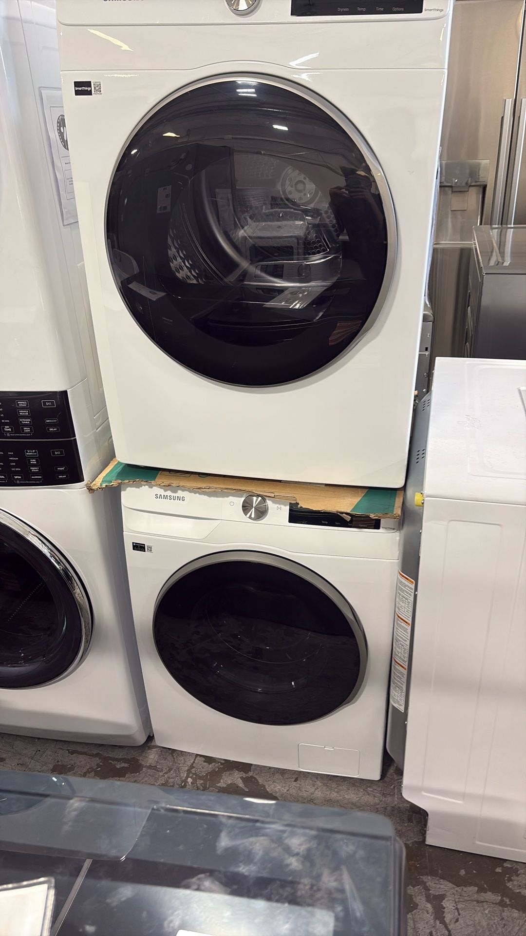 Samsung Compact, Smart Frontload, Washer, And Electric Dryer