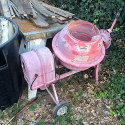 Portable Electric Cement Mixer