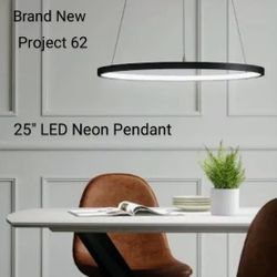 Brand New Project 62   25" Led Neon Pendant 