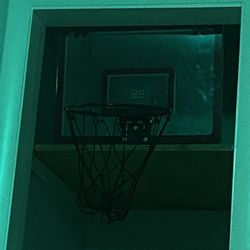 Inside Basketball Hoop
