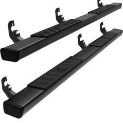Tyger Auto 4" Riser Running Boards Compatible with 2015-2025 Chevy Colorado GMC Canyon | Crew Cab | TG-RS2C40018 | Side Step Rails Nerf Bars
