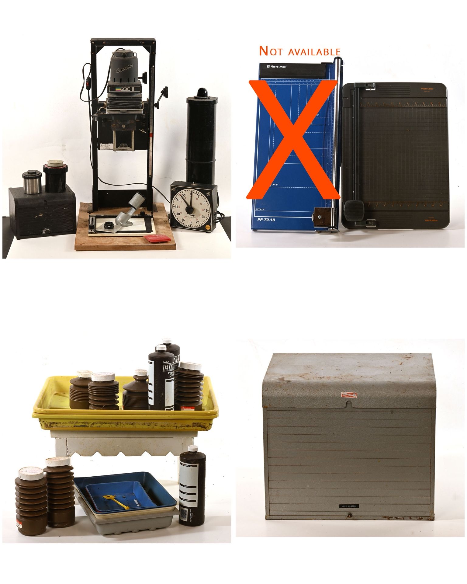 Used Besseler Enlarger and Accessories - Darkroom Kit