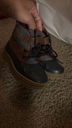 Toddler Duck Boots Lace-Up Winter Boots