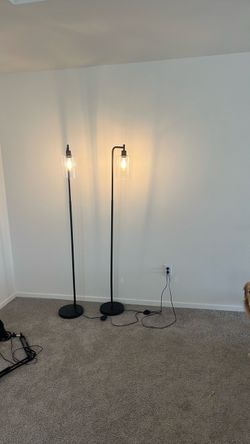 Two office lamps
