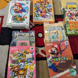 N64 Video Games In Box Japanese