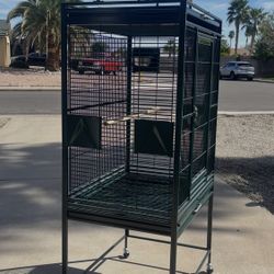 New Bird Cage / Play Perch On Top