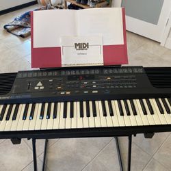 Roland E-16 Intelligent Synthesizer with Adjustable Keyboard Stand