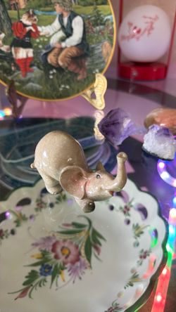 Ceramic baby elephant