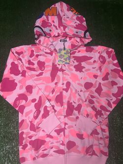 BAPE *A BATHING APE* Zip Up Hoodie 100% cotton SIZE L