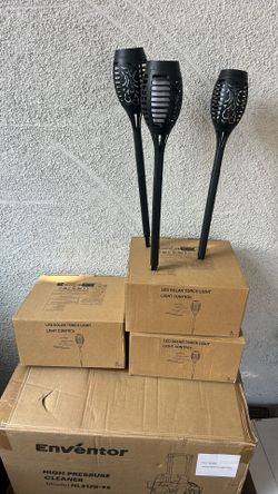LED  SOLAR TORCH LIGHT ,8 piece .