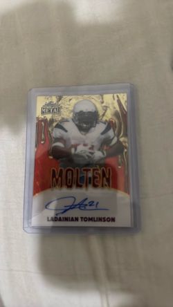 Ladainian Tomlinson 1/1 autograph card