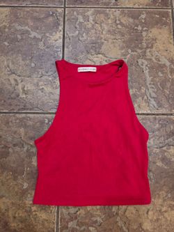 Red Crop Top Size XS